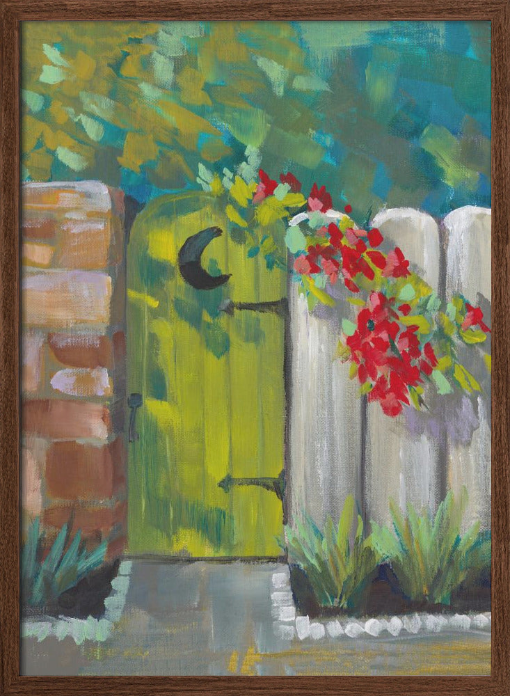 Moon Door - Stretched Canvas, Poster or Fine Art Print I Heart Wall Art