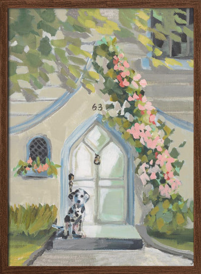 White Door - Stretched Canvas, Poster or Fine Art Print I Heart Wall Art