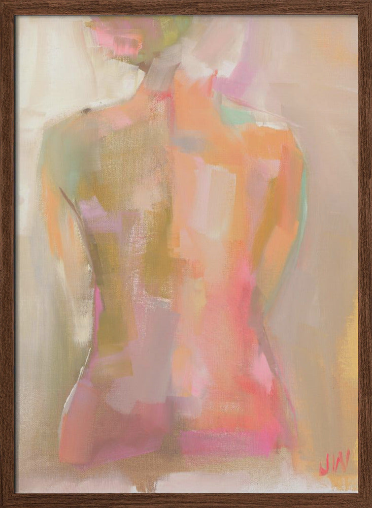 Woman S Back - Stretched Canvas, Poster or Fine Art Print I Heart Wall Art