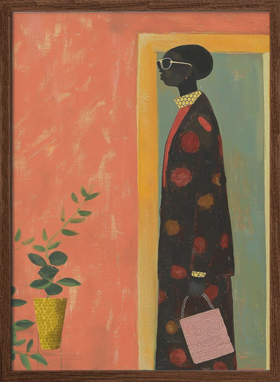 Portrait of a Woman - Stretched Canvas, Poster or Fine Art Print I Heart Wall Art