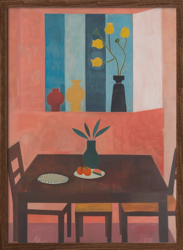 The Restaurant - Stretched Canvas, Poster or Fine Art Print I Heart Wall Art