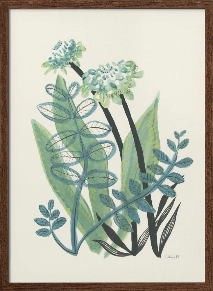 Foliage N.3 - Stretched Canvas, Poster or Fine Art Print I Heart Wall Art