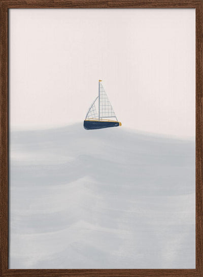 Sailing Boat - Stretched Canvas, Poster or Fine Art Print I Heart Wall Art