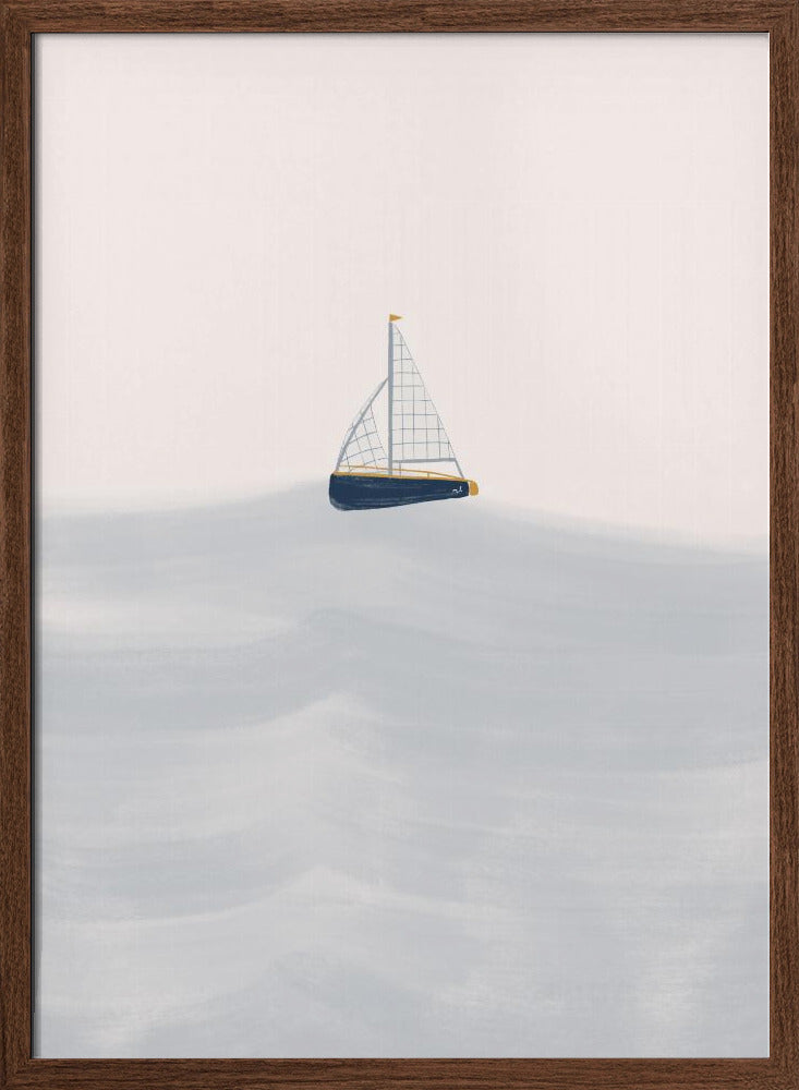 Sailing Boat - Stretched Canvas, Poster or Fine Art Print I Heart Wall Art