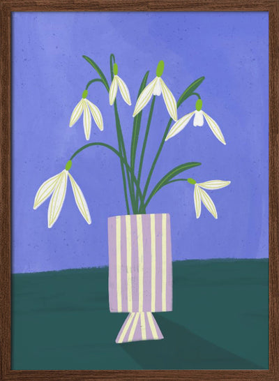 Snowdrops - Stretched Canvas, Poster or Fine Art Print I Heart Wall Art