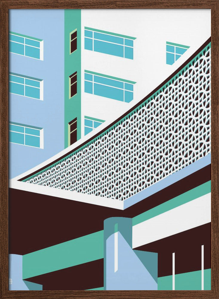 Miami Sherryfontenac - Stretched Canvas, Poster or Fine Art Print I Heart Wall Art