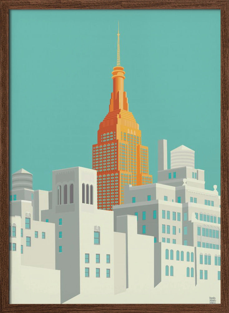 New York View from the highline - Stretched Canvas, Poster or Fine Art Print I Heart Wall Art