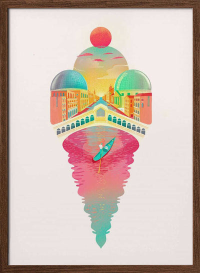 Just One Cornetto - Stretched Canvas, Poster or Fine Art Print