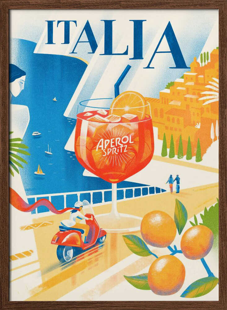 Italia - Stretched Canvas, Poster or Fine Art Print