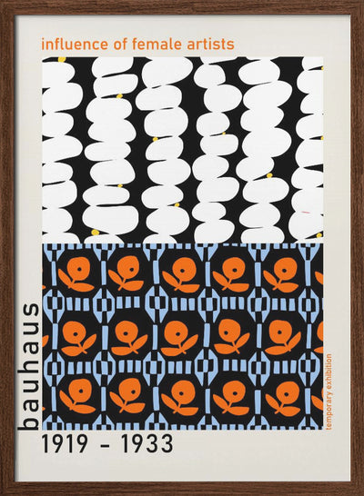 Bauhaus Female Artists - Stretched Canvas, Poster or Fine Art Print I Heart Wall Art