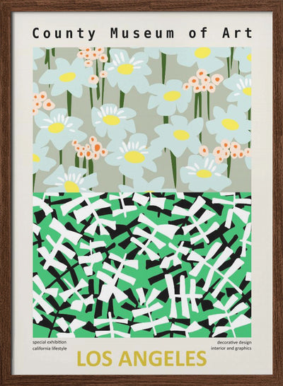 County Museum of Art Los Angeles - Stretched Canvas, Poster or Fine Art Print I Heart Wall Art