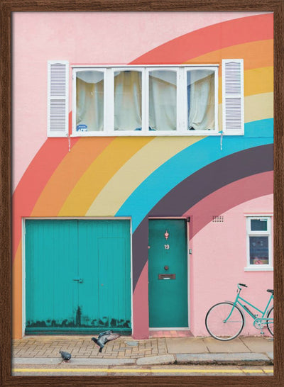 Groovy House - Stretched Canvas, Poster or Fine Art Print I Heart Wall Art
