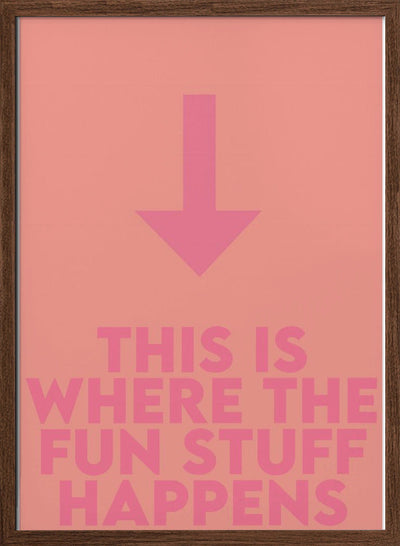 This Is Fun - Stretched Canvas, Poster or Fine Art Print I Heart Wall Art