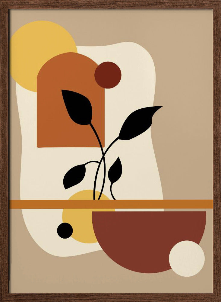 Geometric Modern Art - Stretched Canvas, Poster or Fine Art Print I Heart Wall Art