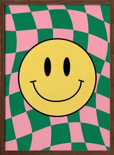 Checkered Bliss - Stretched Canvas, Poster or Fine Art Print I Heart Wall Art