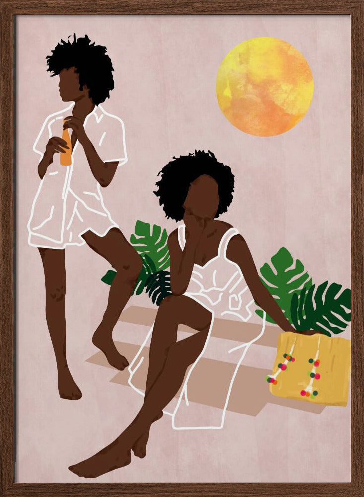 Sunlit Queens - Stretched Canvas, Poster or Fine Art Print I Heart Wall Art