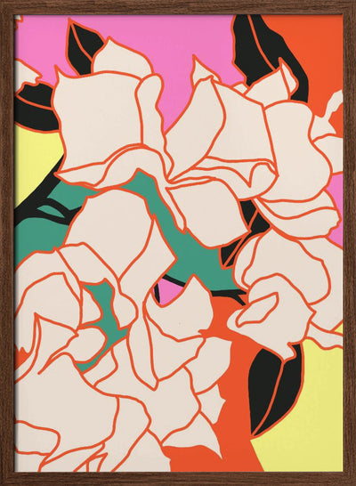 Pink Bougainvillea Essence - Stretched Canvas, Poster or Fine Art Print I Heart Wall Art