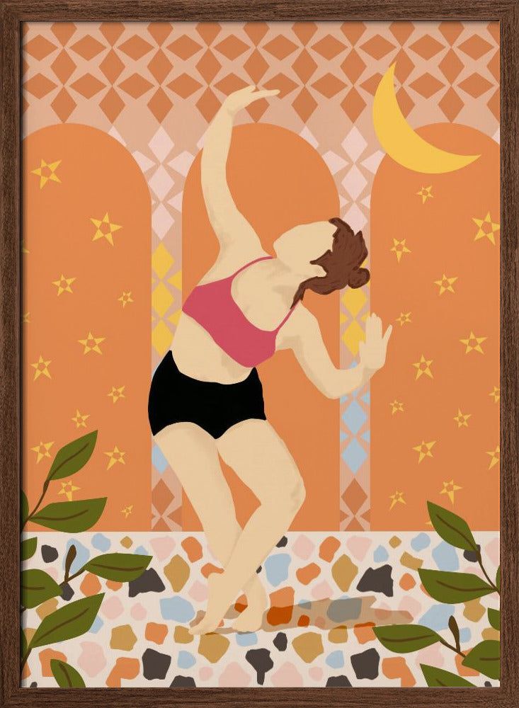 Moonlit Dance - Stretched Canvas, Poster or Fine Art Print I Heart Wall Art