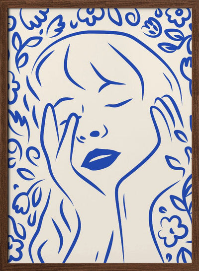 Gentle Flower Dream - Stretched Canvas, Poster or Fine Art Print I Heart Wall Art