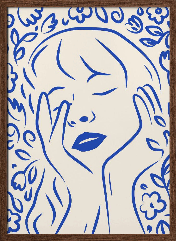 Gentle Flower Dream - Stretched Canvas, Poster or Fine Art Print I Heart Wall Art