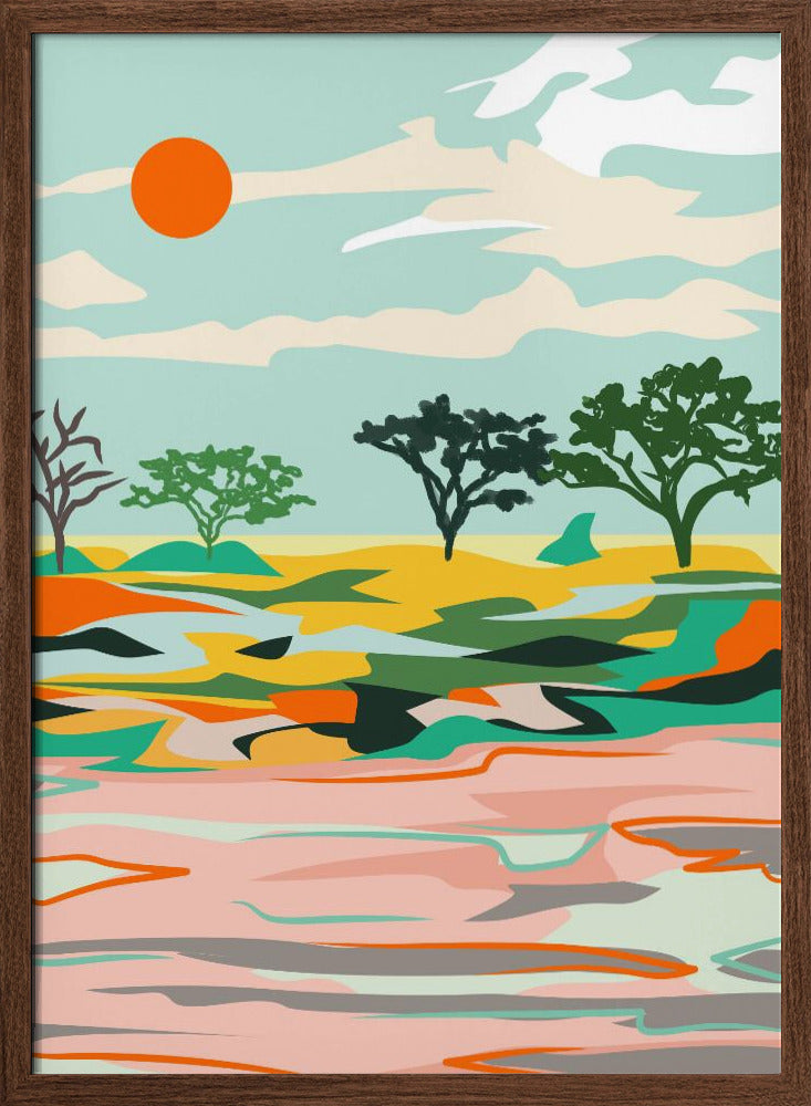 Echoes of the Sahara - Stretched Canvas, Poster or Fine Art Print I Heart Wall Art