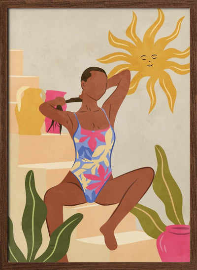 Beneath the Smiling Sun - Stretched Canvas, Poster or Fine Art Print I Heart Wall Art