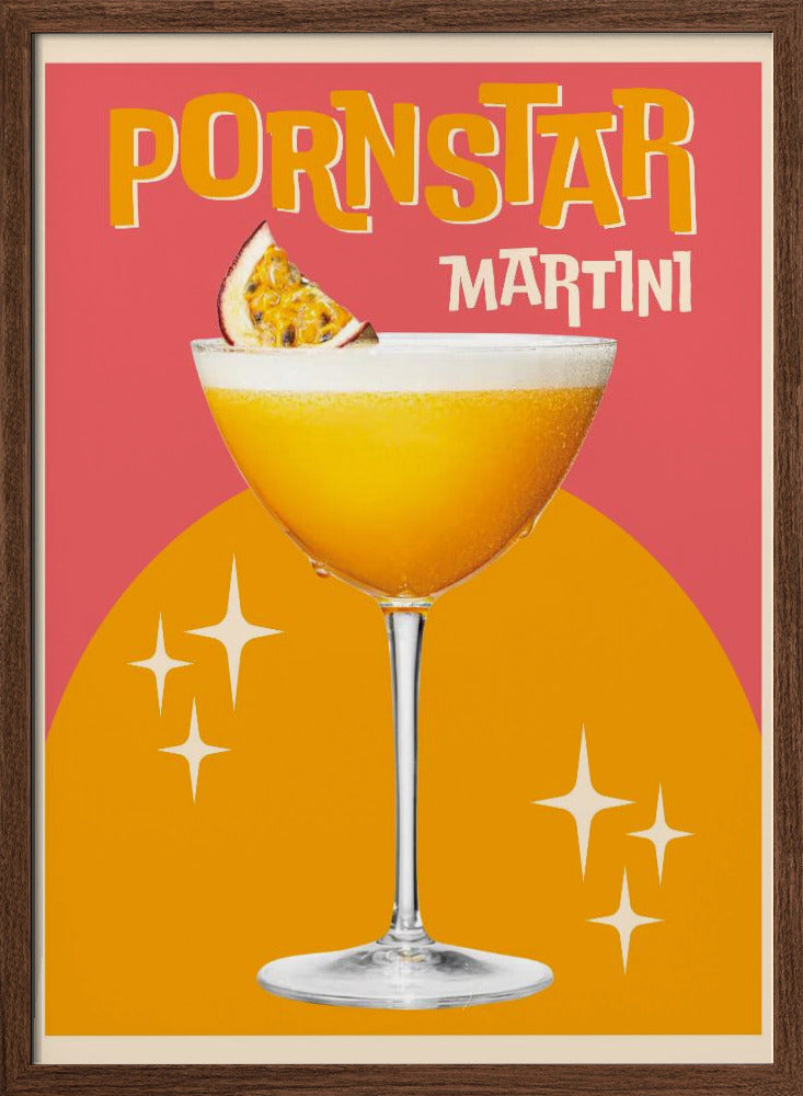 Pornstar Martini - Stretched Canvas, Poster or Fine Art Print I Heart Wall Art