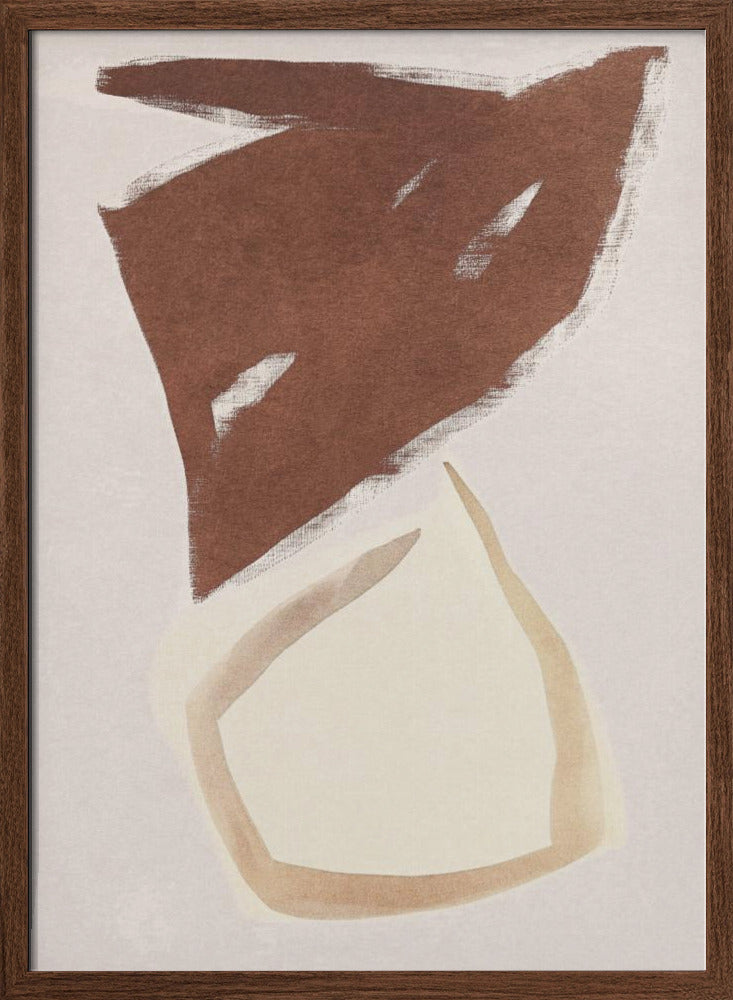 Geometric figure II - Stretched Canvas, Poster or Fine Art Print I Heart Wall Art