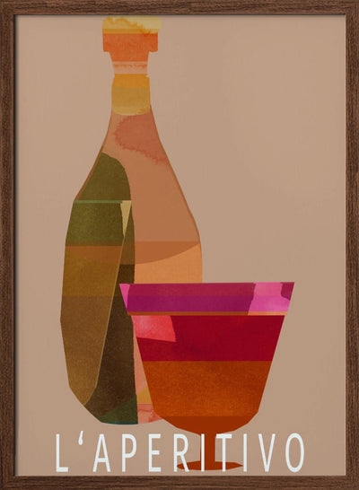 L&#039;Aperitivo 2 - Stretched Canvas, Poster or Fine Art Print I Heart Wall Art