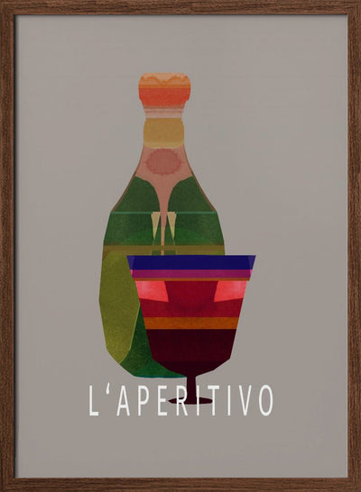 L&#039;Aperitivo 3 - Stretched Canvas, Poster or Fine Art Print I Heart Wall Art