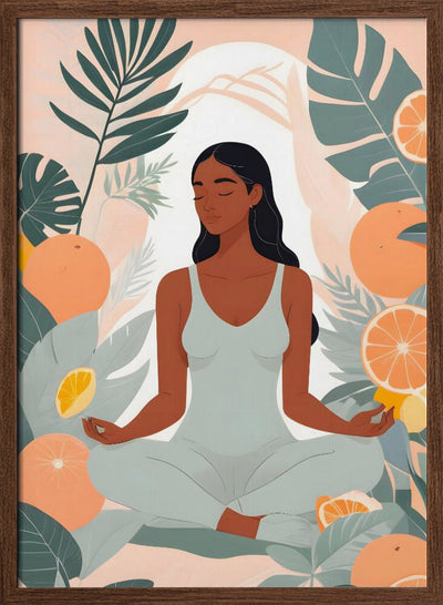 Citrus Meditation - Stretched Canvas, Poster or Fine Art Print I Heart Wall Art