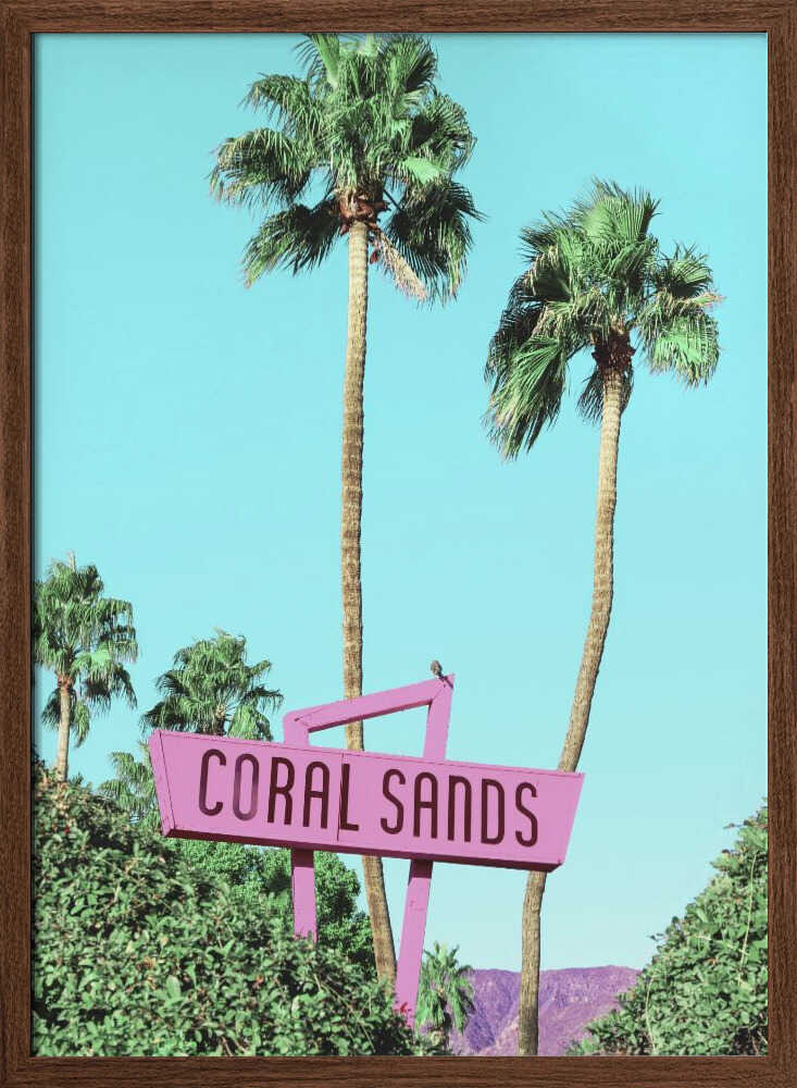 Retro Paradise Vibes - Stretched Canvas, Poster or Fine Art Print I Heart Wall Art