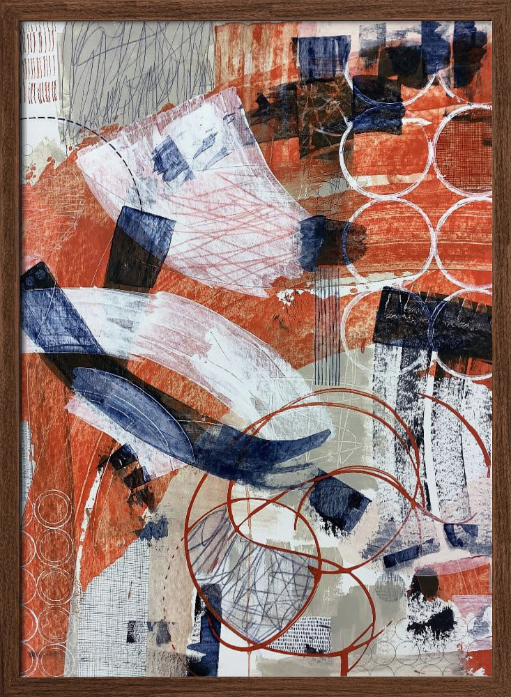 Vibrant Chaos - Stretched Canvas, Poster or Fine Art Print I Heart Wall Art