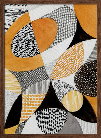 Geometric Harmony - Stretched Canvas, Poster or Fine Art Print I Heart Wall Art