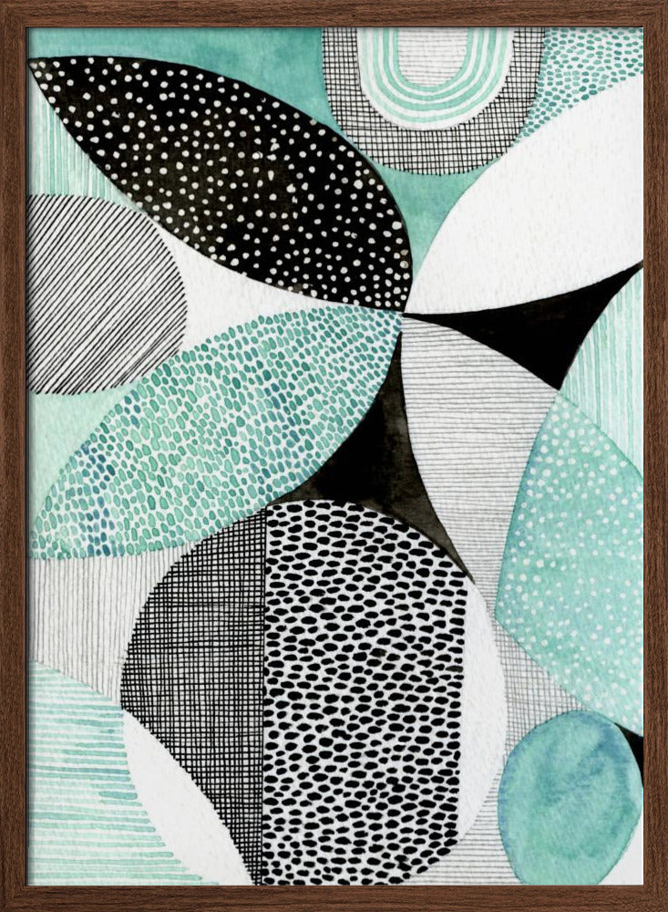 Geometric Shapes And Intricate Patterns - Stretched Canvas, Poster or Fine Art Print I Heart Wall Art