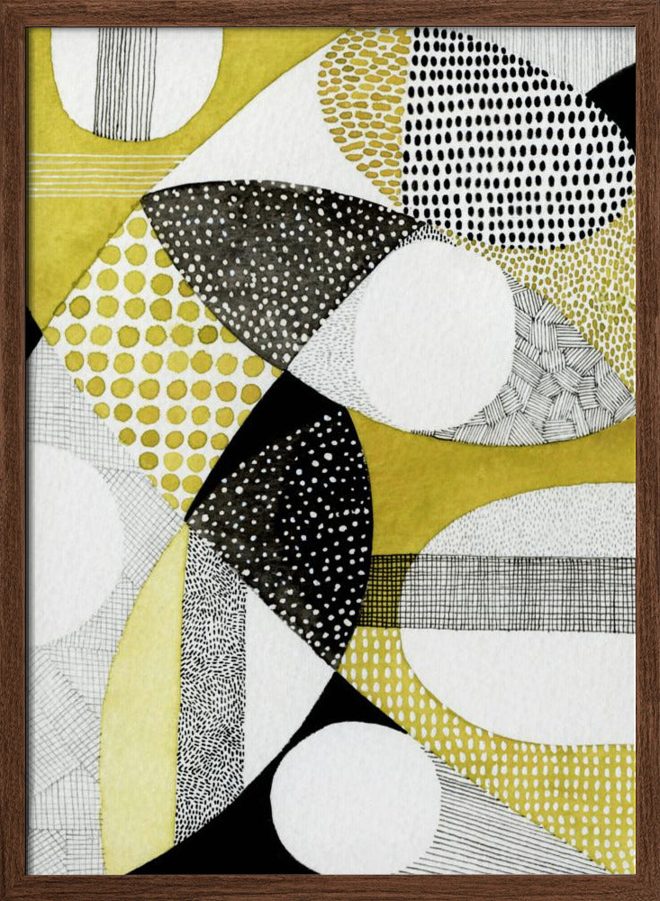 Geometric Harmony - Stretched Canvas, Poster or Fine Art Print I Heart Wall Art