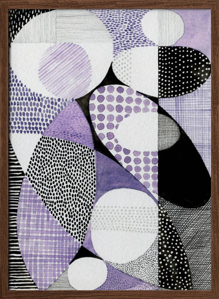 Dynamic Geometric Patterns - Stretched Canvas, Poster or Fine Art Print I Heart Wall Art