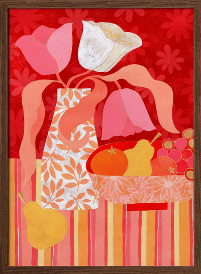 Tulip Still Life - Stretched Canvas, Poster or Fine Art Print I Heart Wall Art