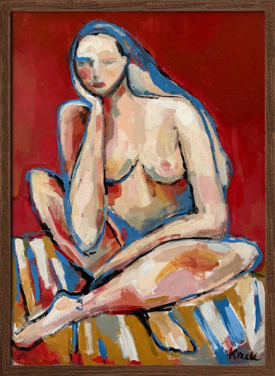 “Contemplating” - Stretched Canvas, Poster or Fine Art Print