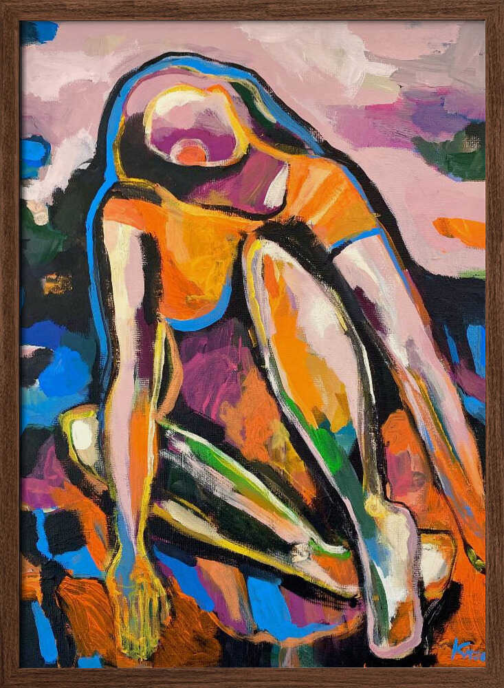 “Here I Glow” - Stretched Canvas, Poster or Fine Art Print