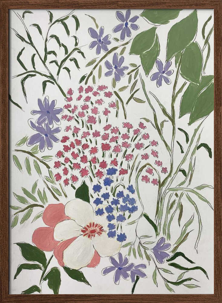 Summer Blossoms - Stretched Canvas, Poster or Fine Art Print