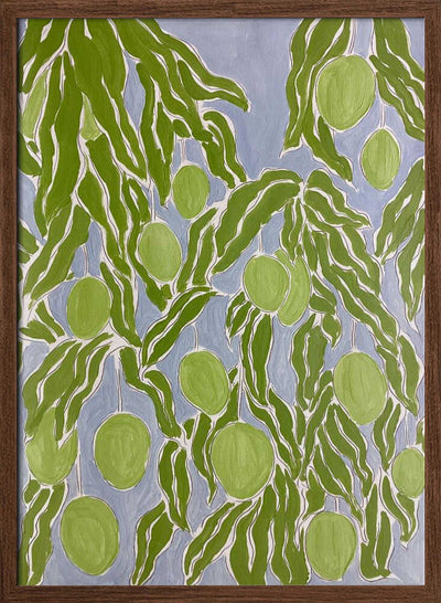 Raw Mango - Stretched Canvas, Poster or Fine Art Print