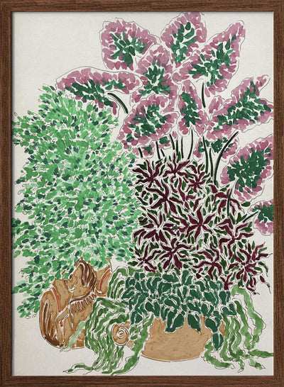 Monsoon Frontyard - Stretched Canvas, Poster or Fine Art Print