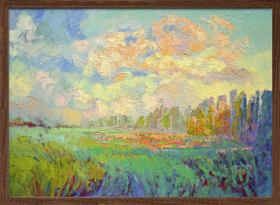 Df1511mydreamrisingbeautifulnewday - Stretched Canvas, Poster or Fine Art Print I Heart Wall Art