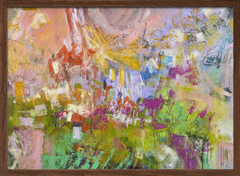 Vibrant Whirlwind - Stretched Canvas, Poster or Fine Art Print I Heart Wall Art