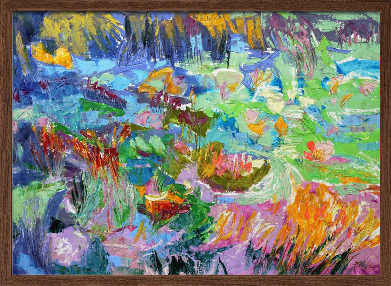 Vibrant Dreamscape - Stretched Canvas, Poster or Fine Art Print I Heart Wall Art