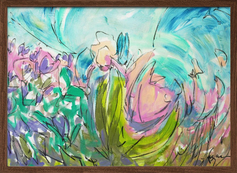 Heart Dance - Stretched Canvas, Poster or Fine Art Print I Heart Wall Art