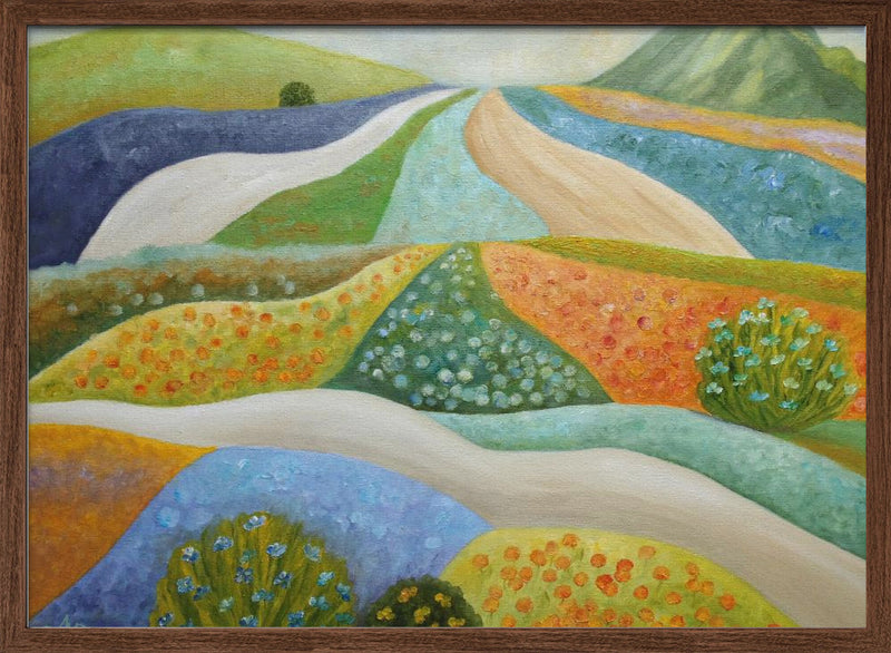 Springtime Bustle - Stretched Canvas, Poster or Fine Art Print I Heart Wall Art