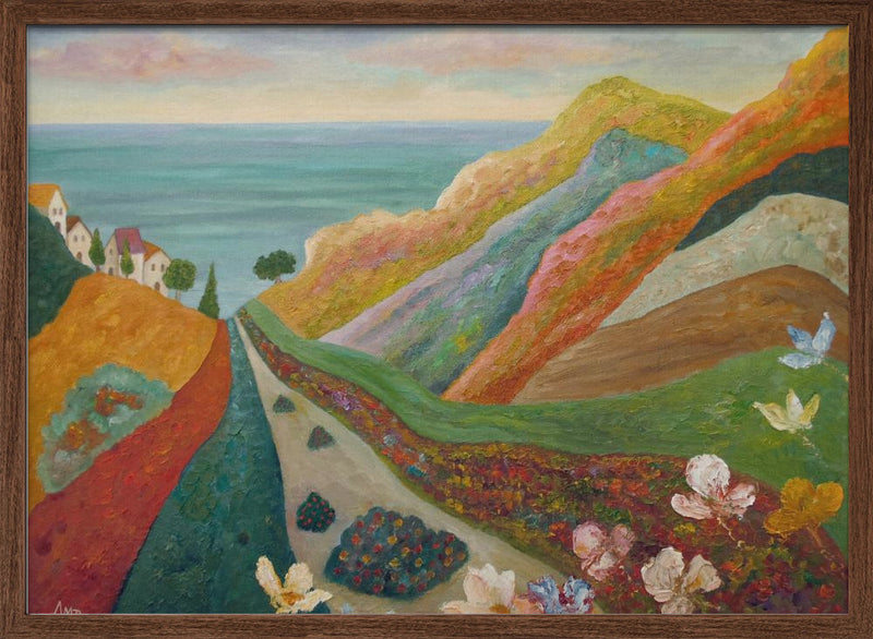 Tides of Bloom - Stretched Canvas, Poster or Fine Art Print I Heart Wall Art