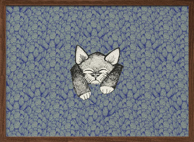 Kitty - Stretched Canvas, Poster or Fine Art Print I Heart Wall Art